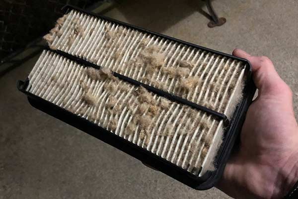 Jammed Air Filter