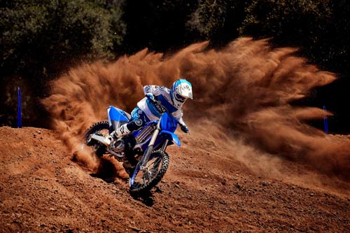 Riding with Yamaha YZ250