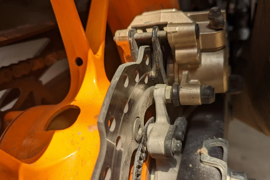 Motorcycle Rear Brake No Pressure