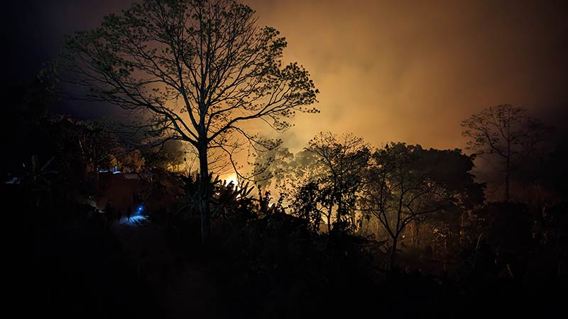 Fire break out