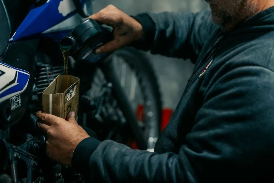 motorcycle oil maintenance tools